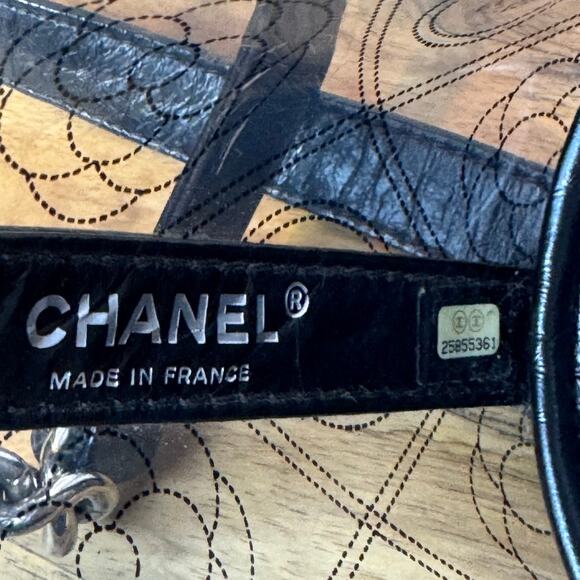 Chanel Camelia Flower Clear PVC Leather Crossbody Bucket Bag Authentic CoA - Picture 8 of 13